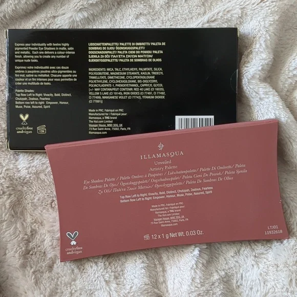 🌻5/$25 Illamasqua's Nude Collection Unveiled Artistry Palette - Picture 6 of 7
